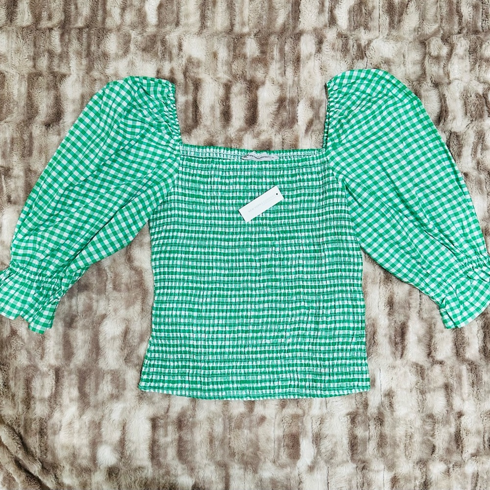 New York & Company crinkled blouse